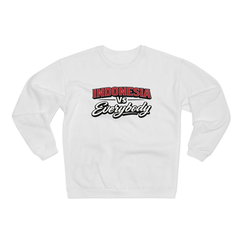 Indonesia vs Everybody Crewneck Sweatshirt — Bold National Pride Pullover